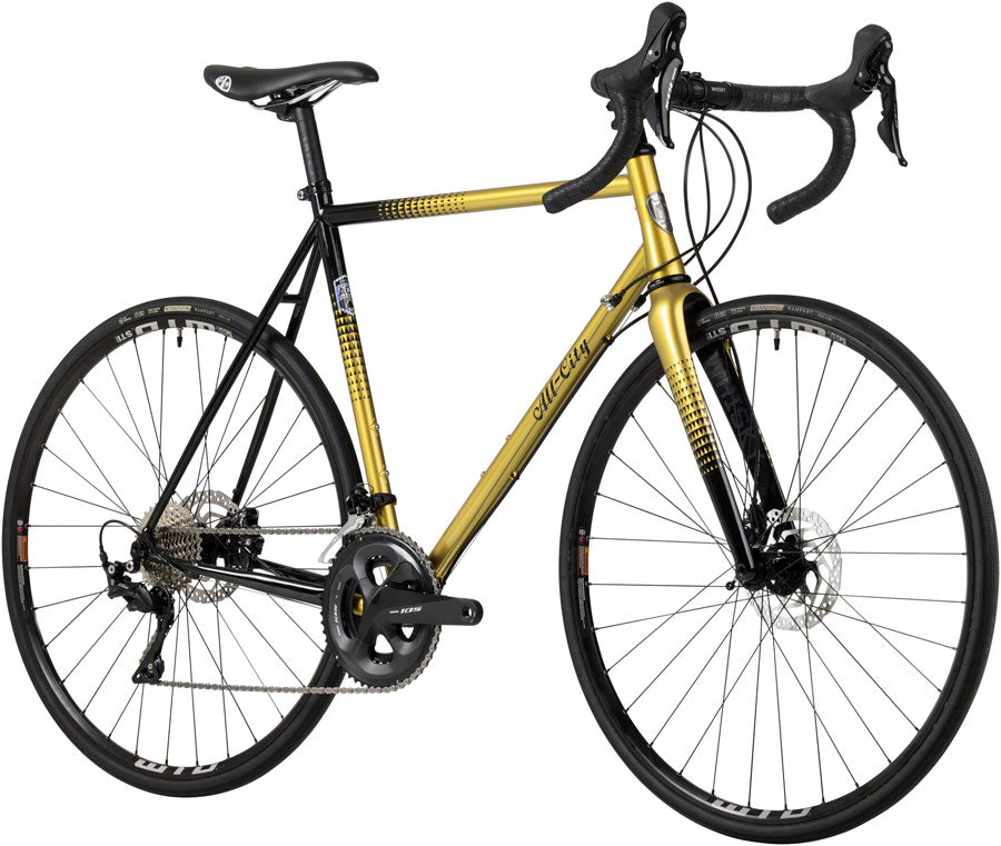 All-City Zig Zag Bike - 700c, Steel, 105, Golden Leopard