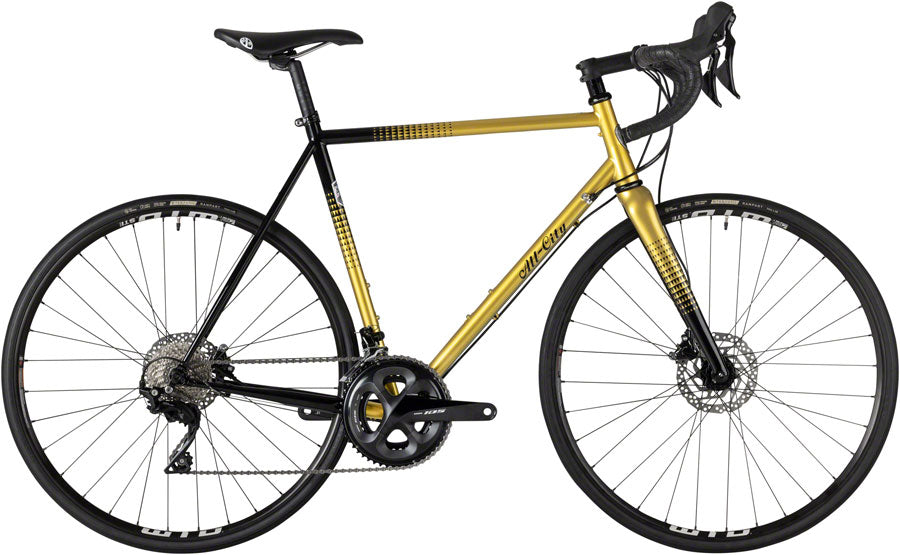 All-City Zig Zag Bike - 700c, Steel, 105, Golden Leopard