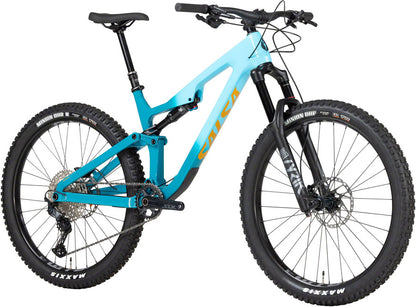 Salsa Rustler Carbon SLX Bike - 27.5", Carbon, Teal Fade