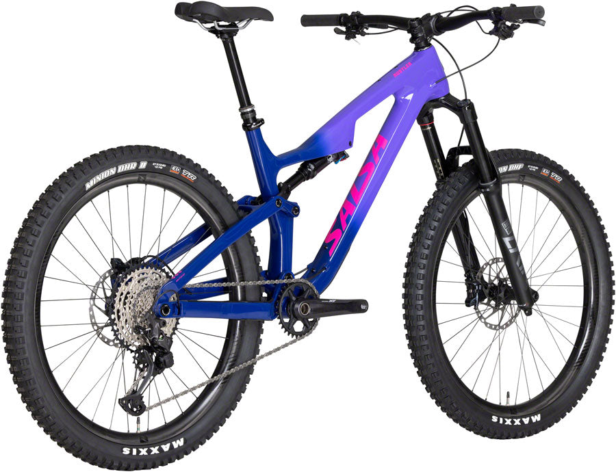 Salsa Rustler Carbon XT Bike - 27.5", Carbon, Purple Fade