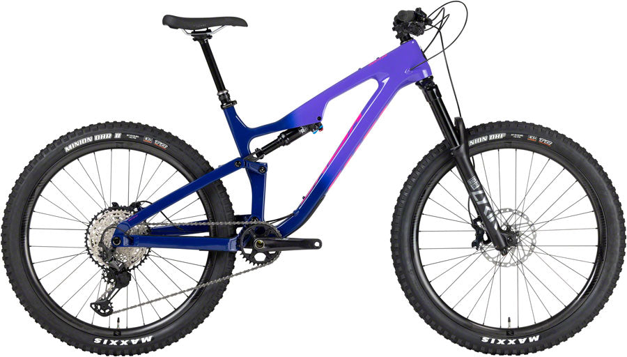 Salsa Rustler Carbon XT Bike - 27.5", Carbon, Purple Fade