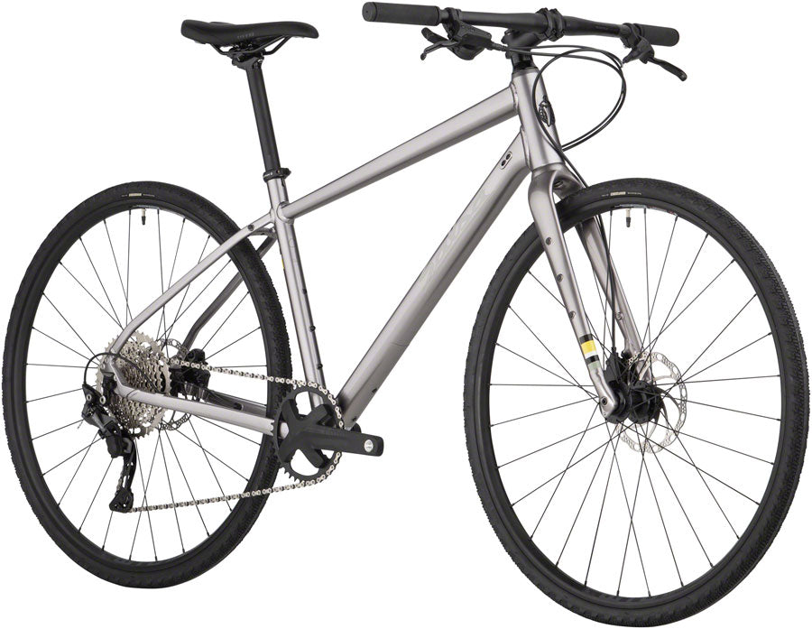 Salsa Journeyer 2.1 Flat Bar Deore 10 700 Bike - 700c, Aluminum, Ash Grey