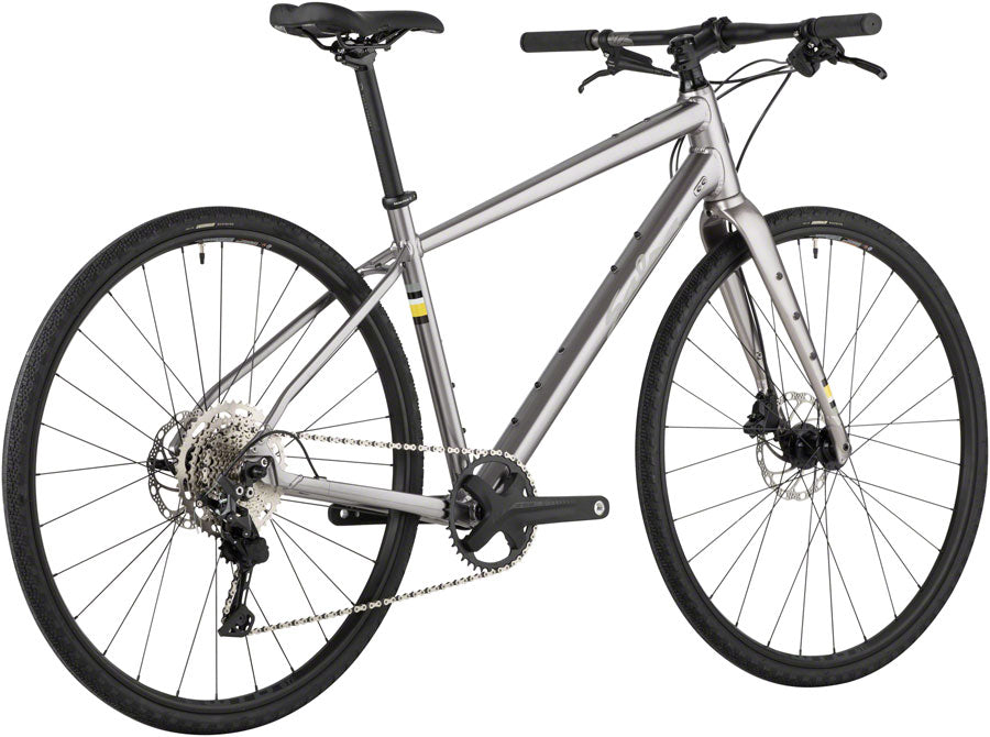 Salsa Journeyer 2.1 Flat Bar Deore 10 700 Bike - 700c, Aluminum, Ash Grey