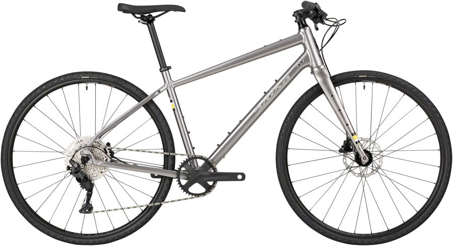 Salsa Journeyer 2.1 Flat Bar Deore 10 700 Bike - 700c, Aluminum, Ash Grey