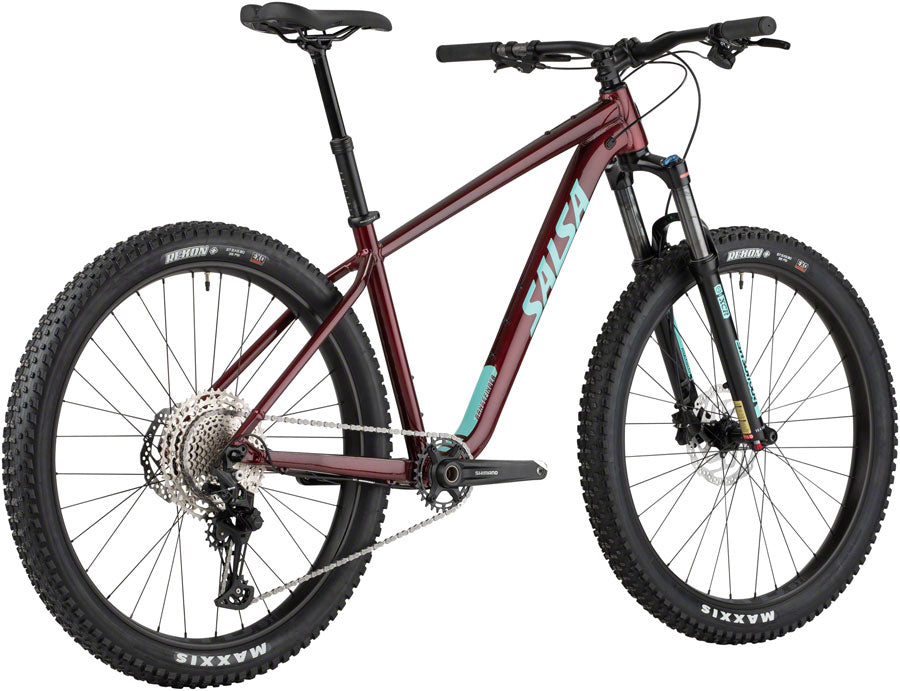 Salsa Rangefinder Deore 12 27.5+ Bike - 27.5", Aluminum, Dark Red