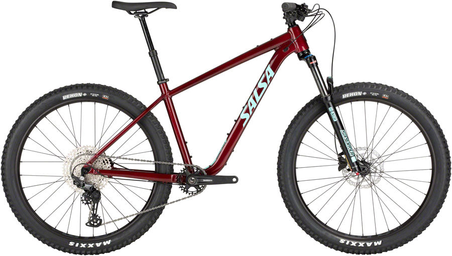 Salsa Rangefinder Deore 12 27.5+ Bike - 27.5", Aluminum, Dark Red