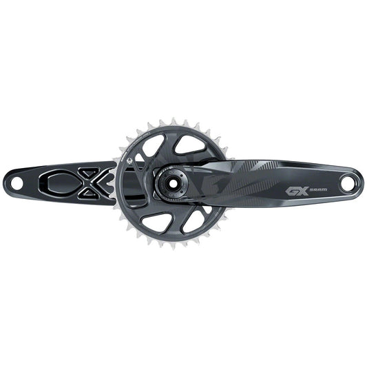 SRAM GX Eagle 12sp Cranks, No BB, 32t, 175mm, CL52, Gray