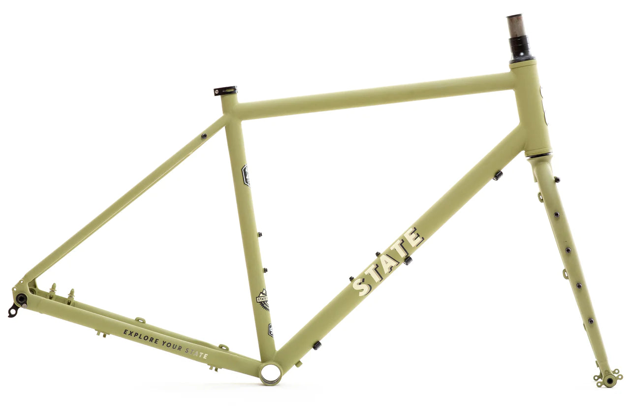 State Bicycle - 4130 All-Road - Frame & Fork Set - Matte Olive