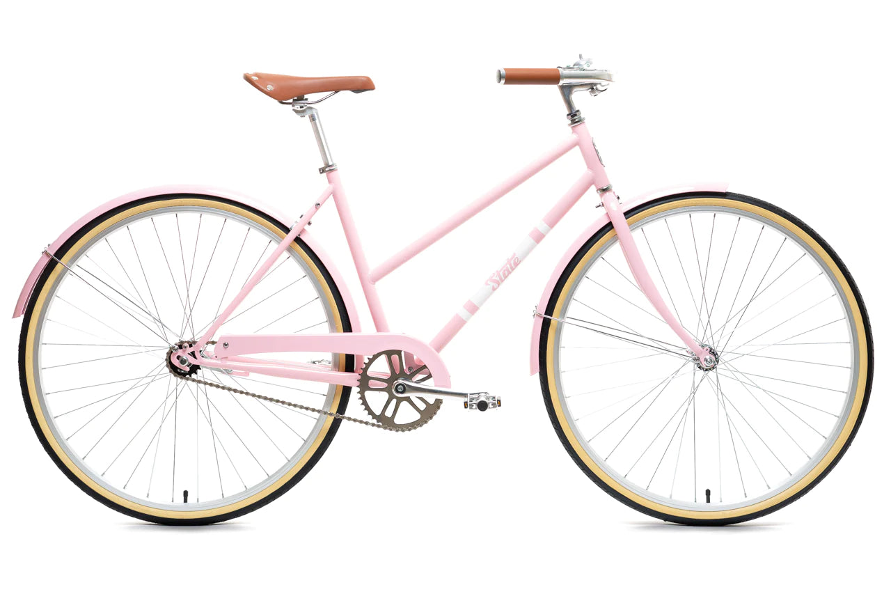 State Bicycle State - City Bike - Bubble-Gum (3 Speed - Single-Speed)