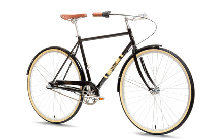 State Bicycle State - City Bike - The Black & Tan (3 Speed - Single-Speed)