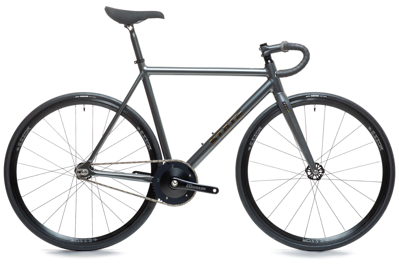 Fixie State Bicycle Co. Undefeated Track - Graphite / Prism